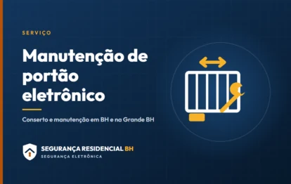 Manutenção de portão eletrônico